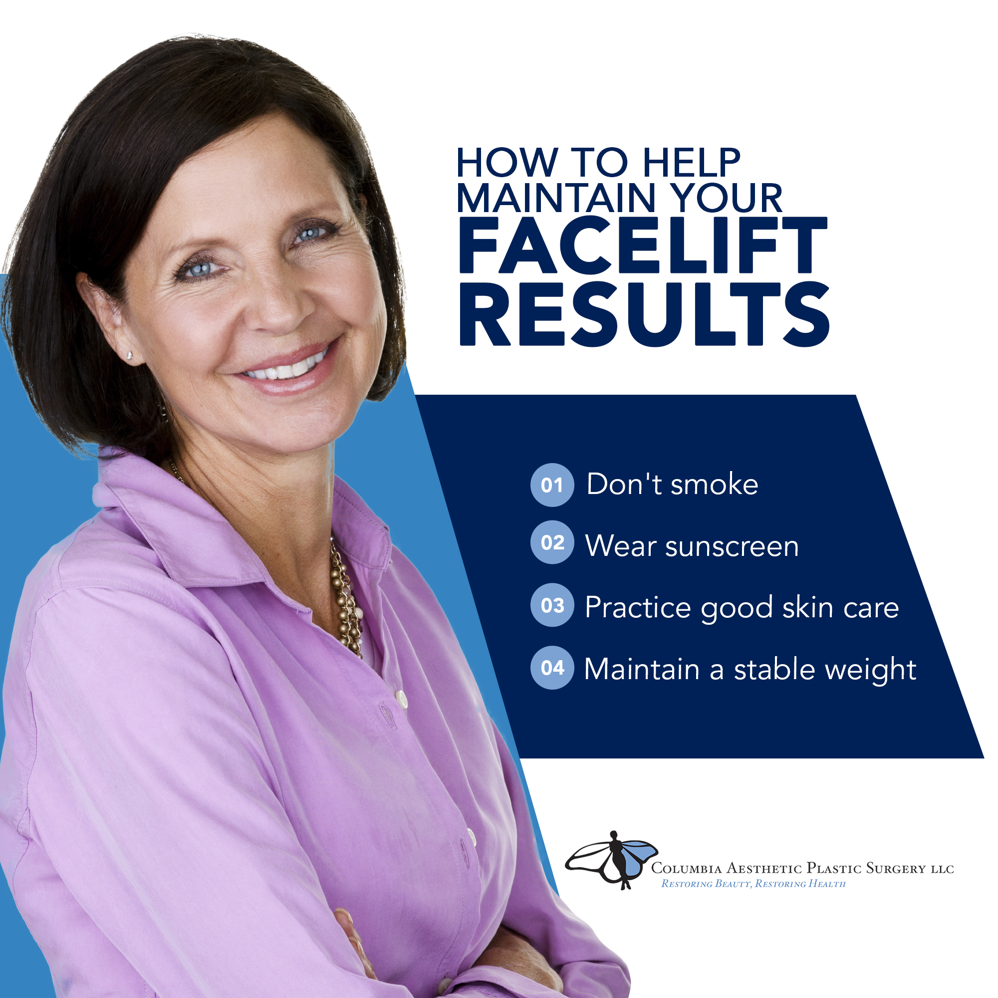 How To Help Maintain Your Facelift Results [Infographic] img 1